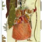 Costume Design by Charlotte Dean, from "Love's Labour Lost" at the Stratford Shakespeare Festival